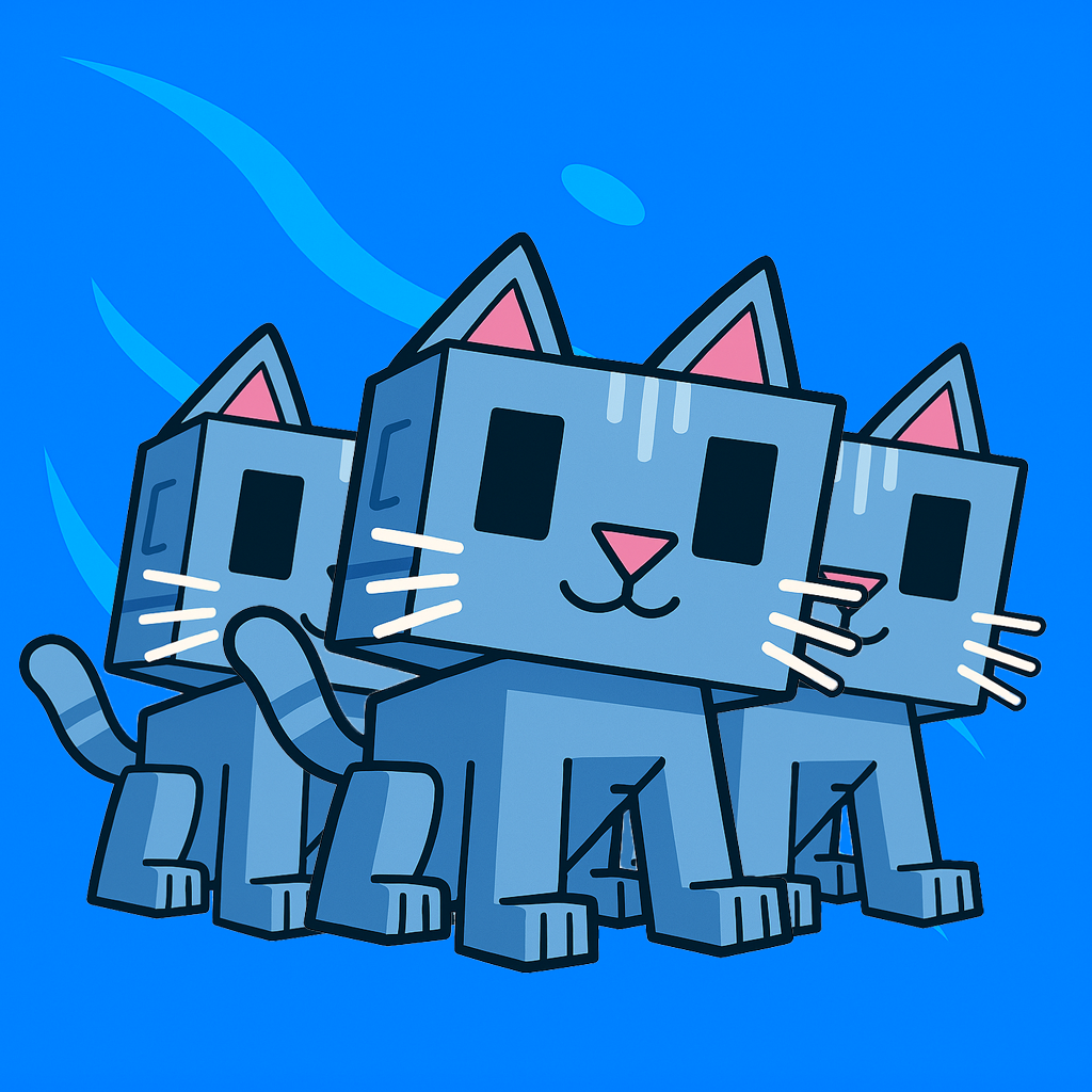 3x Moon Cats
